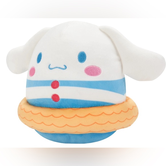 Squishmallows Original Sanrio 8 inch Cinnamoroll Pool Party - Child's Ultra Soft - Picture 3 of 5